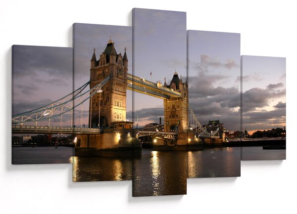 Slika - Tower Bridge noću (150x105 cm)