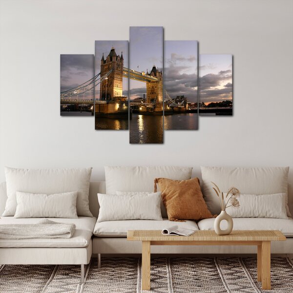 Slika - Tower Bridge noću (150x105 cm)