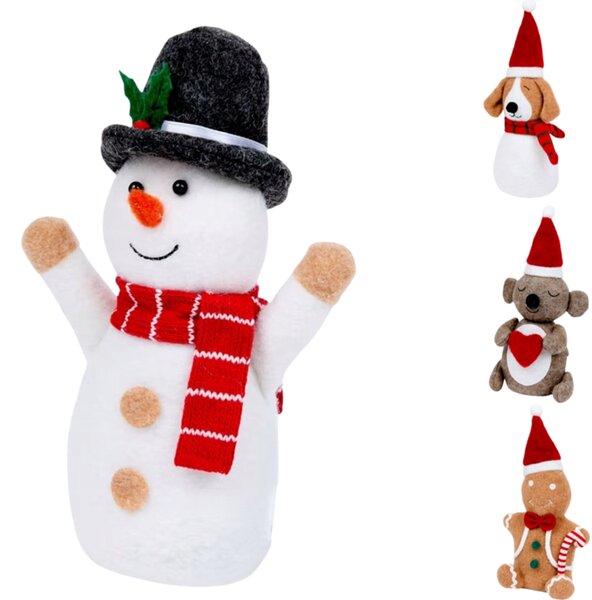 Božićna dekoracija SNOWY FRIENDS 27 cm - više varijanti Varijanta: Snowdog