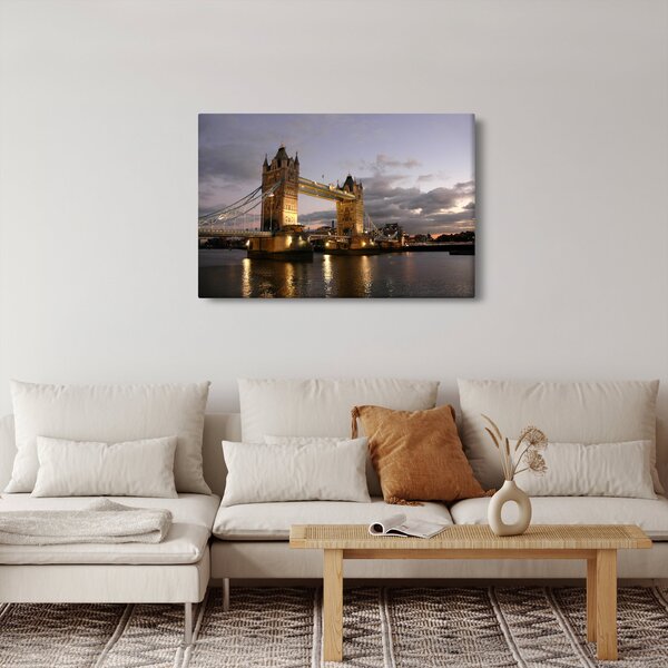 Slika - Tower Bridge noću (90x60 cm)