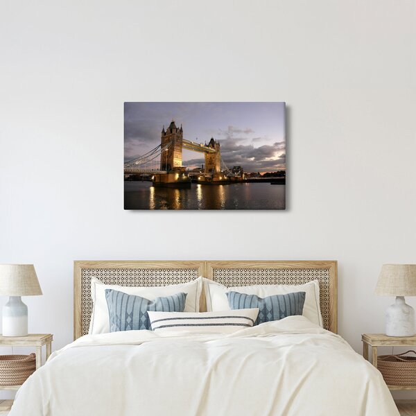 Slika - Tower Bridge noću (90x60 cm)
