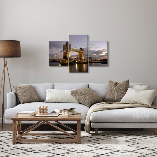 Slika - Tower Bridge noću (90x60 cm)