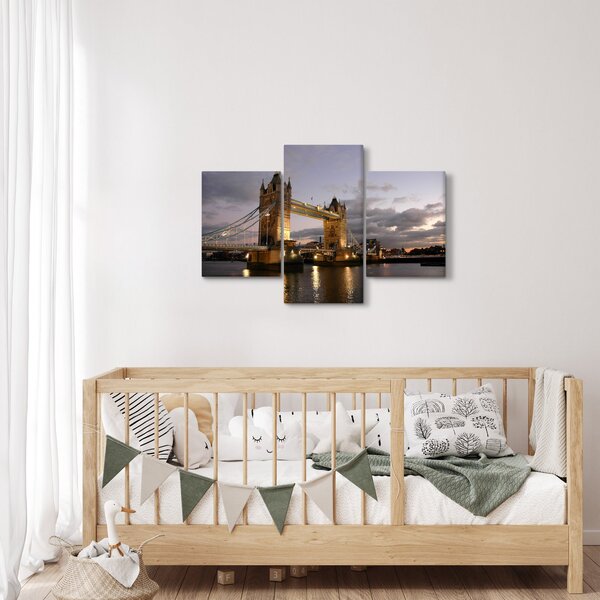 Slika - Tower Bridge noću (90x60 cm)