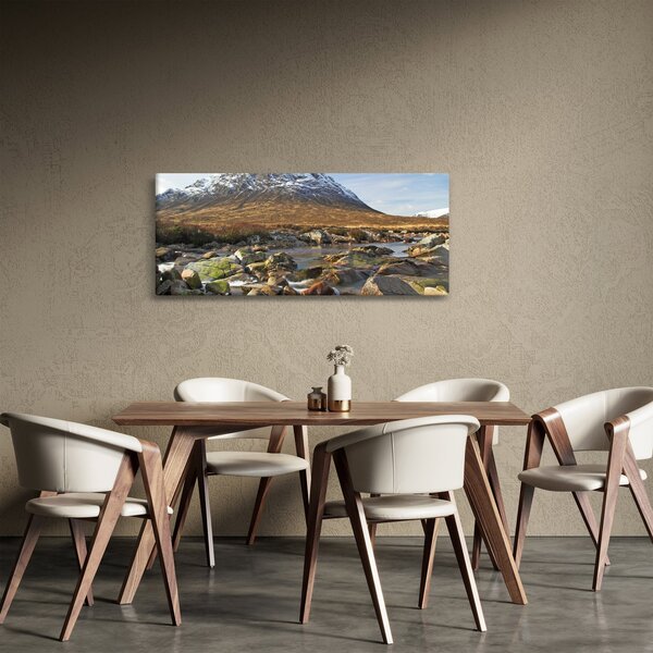 Slika - Planina s rijekom (120x50 cm)