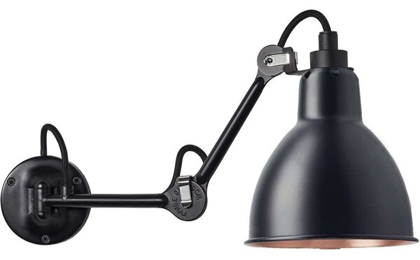 Lampe Gras 204 zidna svjetiljka, crna/crna/bakar – DCW