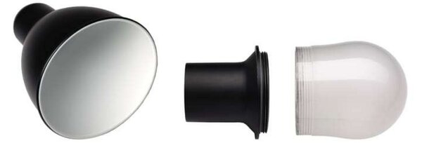Lampe Gras 104 zidna svjetiljka za kupaonicu, crna – DCW