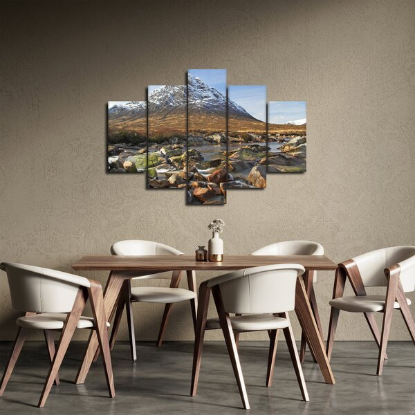 Slika - Planina s rijekom (150x105 cm)