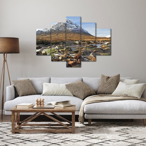 Slika - Planina s rijekom (150x105 cm)