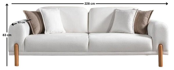 Zondo.hr Kauč ​​na razvlačenje Clasy (krem). Akcija -31%. 1145282