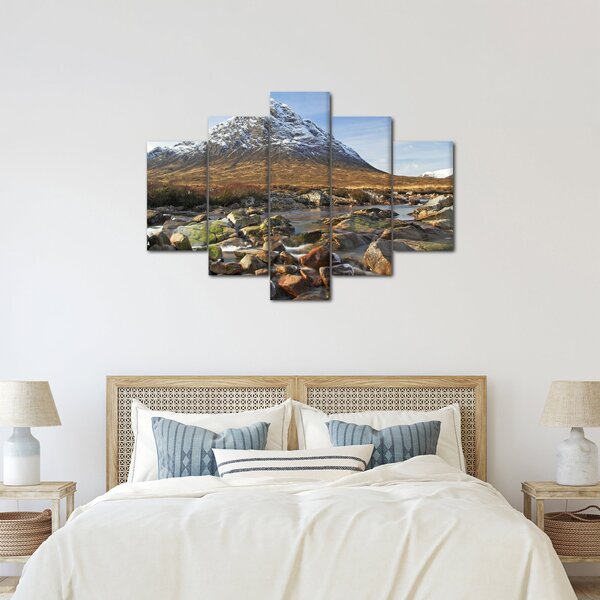 Slika - Planina s rijekom (150x105 cm)