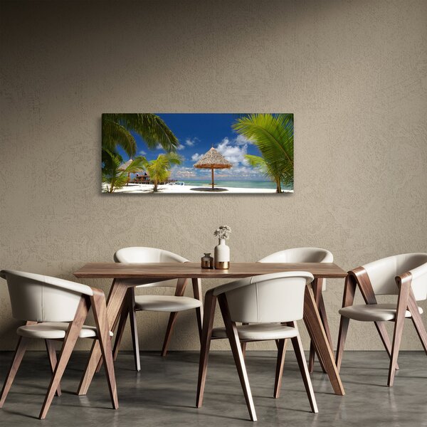 Slika - Plaža s bijelim pijeskom (120x50 cm)