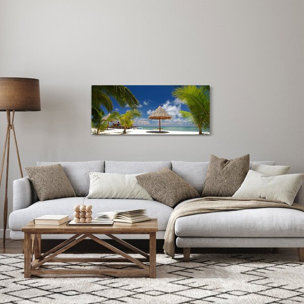 Slika - Plaža s bijelim pijeskom (120x50 cm)