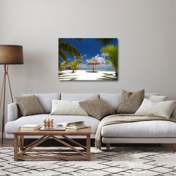 Slika - Plaža s bijelim pijeskom (70x50 cm)
