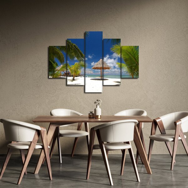 Slika - Plaža s bijelim pijeskom (150x105 cm)