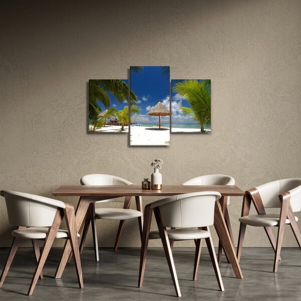 Slika - Plaža s bijelim pijeskom (90x60 cm)