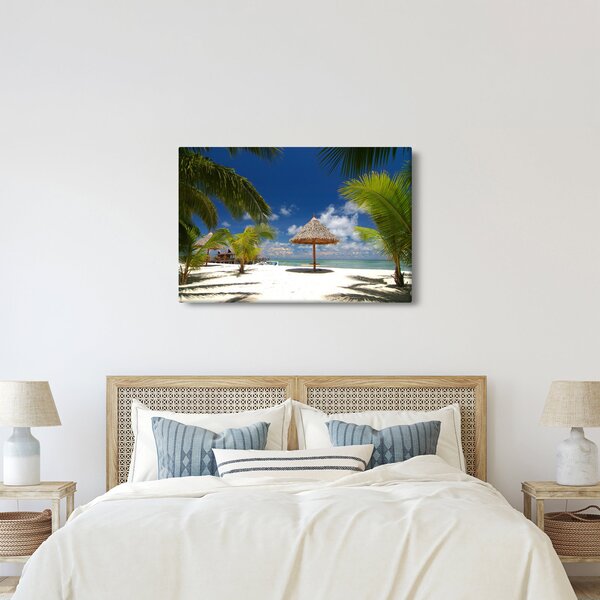 Slika - Plaža s bijelim pijeskom (90x60 cm)