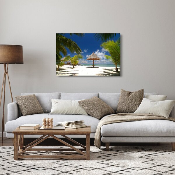 Slika - Plaža s bijelim pijeskom (90x60 cm)