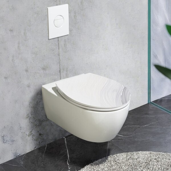 WC daska s automatskim zatvaranjem 38 x 44,5 cm Menin – Wenko