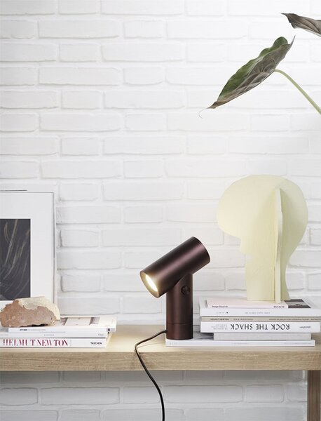 Stolne Lampa Muuto, prigušiv, Crno, Dnevna soba, Aluminij