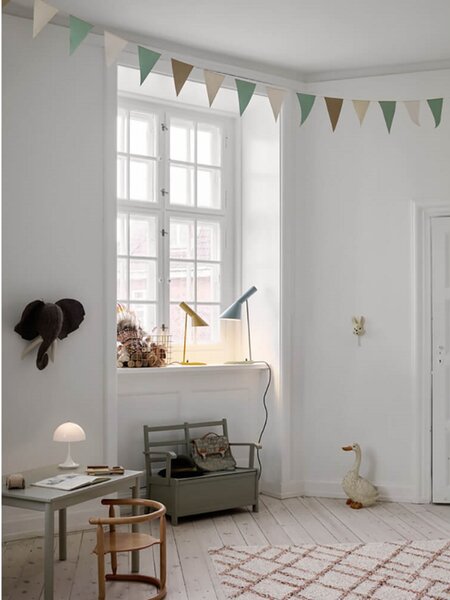 Stolne Lampa Louis Poulsen, AJ Mini, Bijela, Dnevna soba, Metal, Dizajn