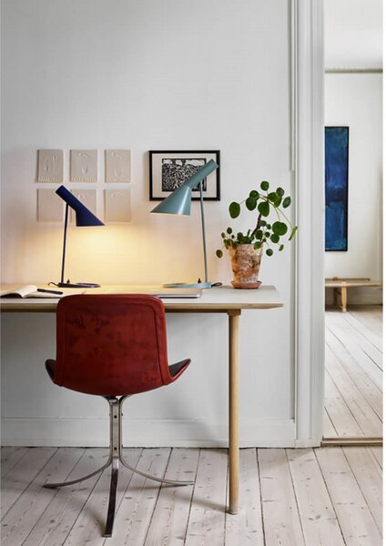Stolne Lampa Louis Poulsen, AJ Mini, Bijela, Dnevna soba, Metal, Dizajn