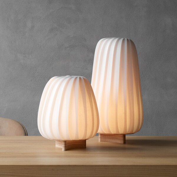 Stolne Lampa Tom Rossau, ST906 Mini, Bijela, Dnevna soba, Papirnati karton, Dizajn