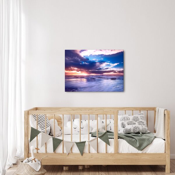 Slika - Zalazak sunca uz more (70x50 cm)