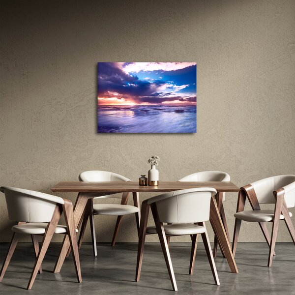 Slika - Zalazak sunca uz more (70x50 cm)