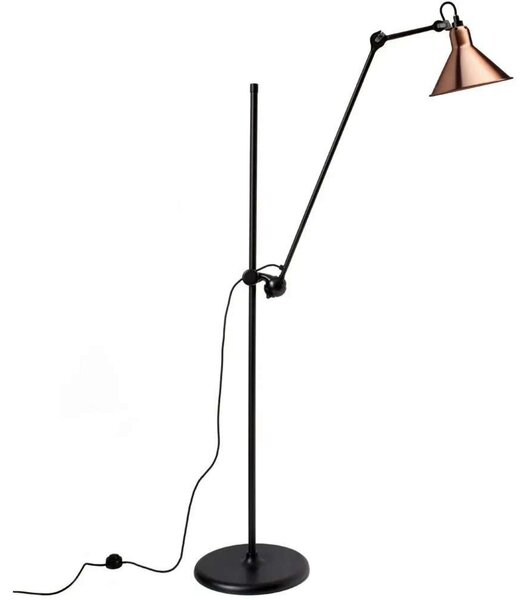 Lampe Gras 215 podna lampa, crna/bakreno/bijela – DCW