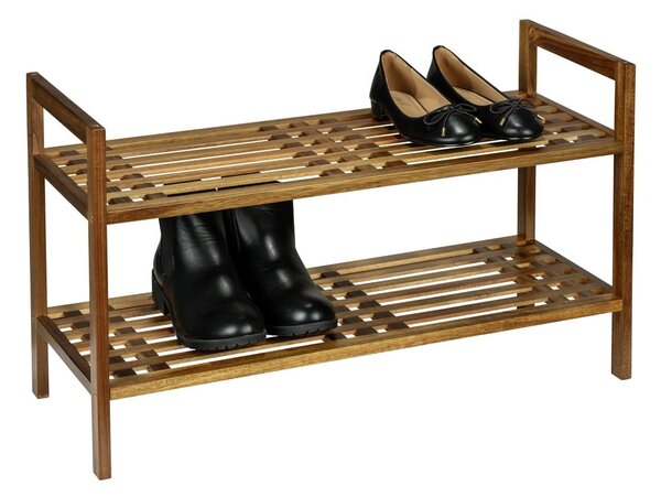 Stalak za cipele od masivnog bagrema u prirodnoj boji 69x40,5x27 cm Fondi – Wenko