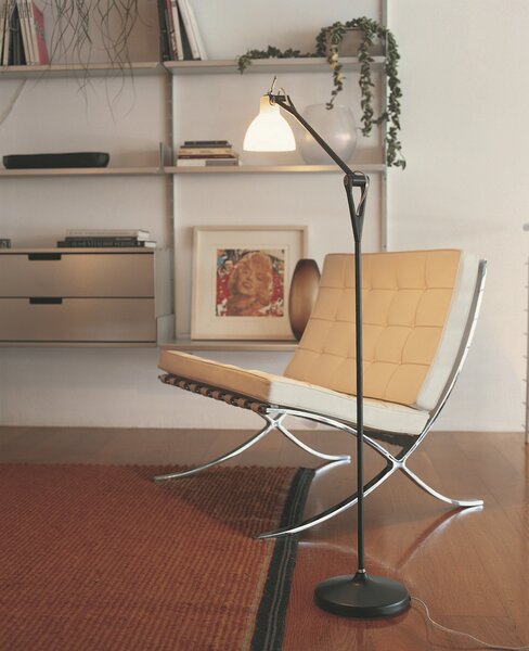 Podne Lampa Rotaliana, Crno, Dnevna soba, Metal