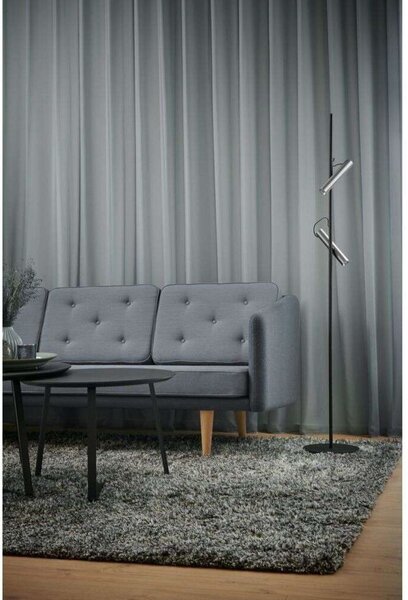 Podne Lampa LIGHT-POINT, Metalik, Dnevna soba, Aluminij
