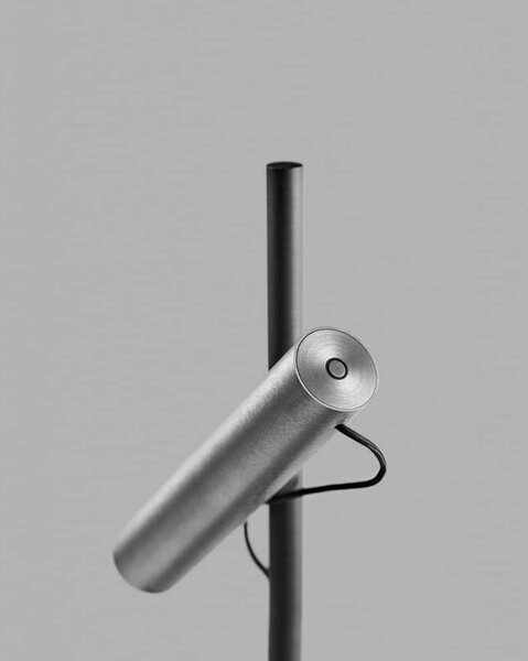 Podne Lampa LIGHT-POINT, Metalik, Dnevna soba, Aluminij
