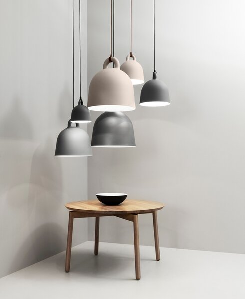 Viseće Svjetiljka Normann Copenhagen, Sivo, Dnevna soba, Aluminij
