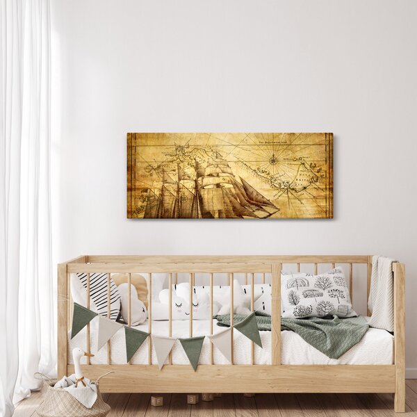 Slika - Stara karta (120x50 cm)