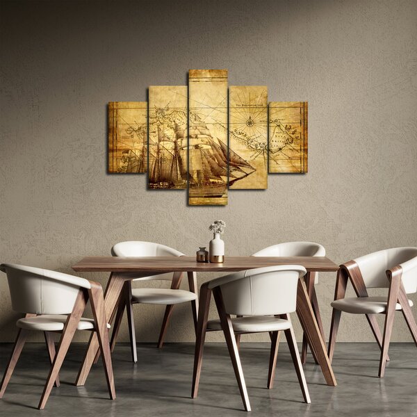 Slika - Stara karta (150x105 cm)