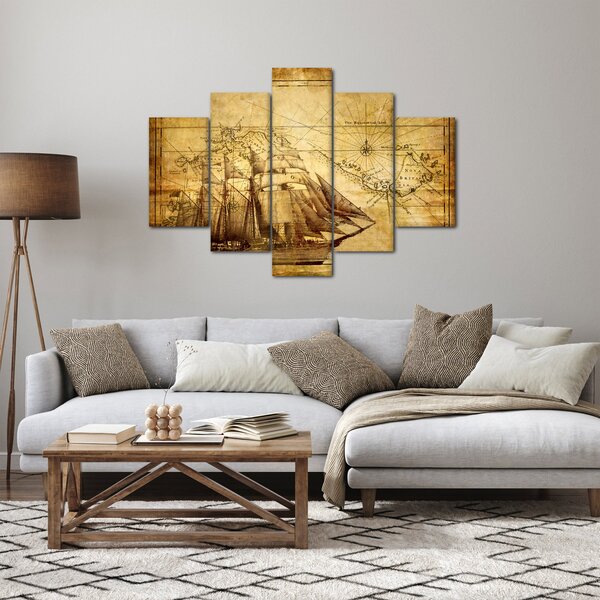 Slika - Stara karta (150x105 cm)