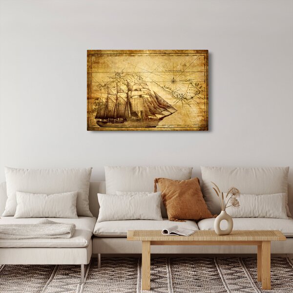 Slika - Stara karta (90x60 cm)
