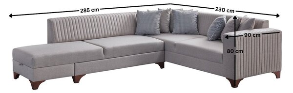 Zondo.hr Kutna garnitura Westy (krem) (L). Akcija -31%. 1145360