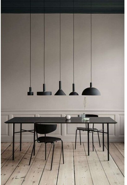 Viseće Svjetiljka ferm LIVING, Crno, Dnevna soba, Metal