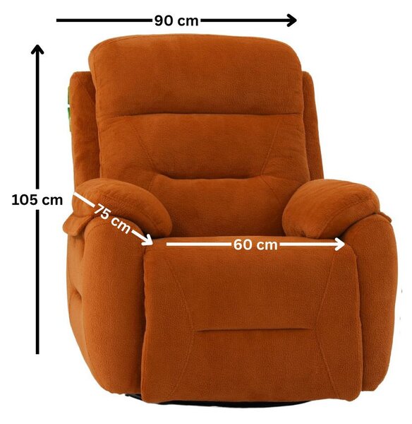 Zondo.hr Podesiva fotelja Comforto E (crvena). Akcija -31%. 1145370