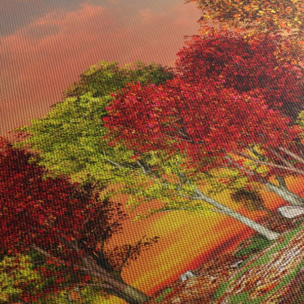Slika - Obojeno drveće (120x50 cm)