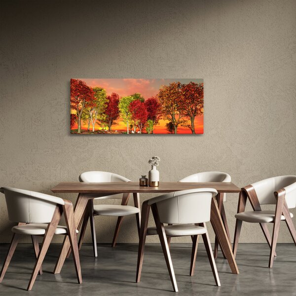 Slika - Obojeno drveće (120x50 cm)