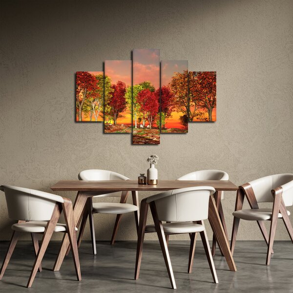Slika - Obojeno drveće (150x105 cm)
