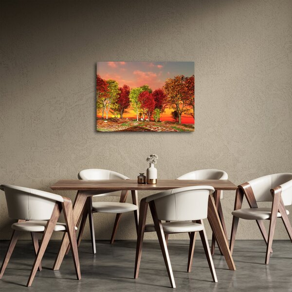 Slika - Obojeno drveće (70x50 cm)