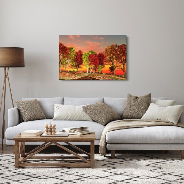 Slika - Obojeno drveće (90x60 cm)