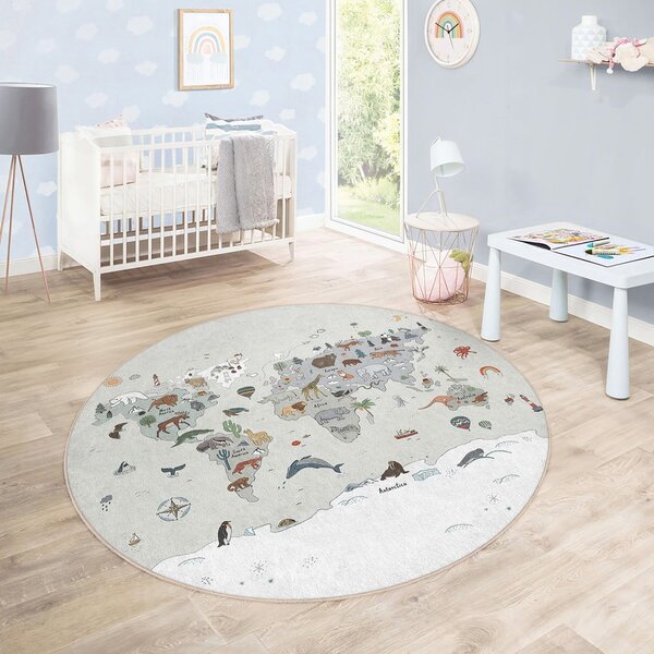 Periv dječji tepih za igru ø100 cm Big World – Mila Home