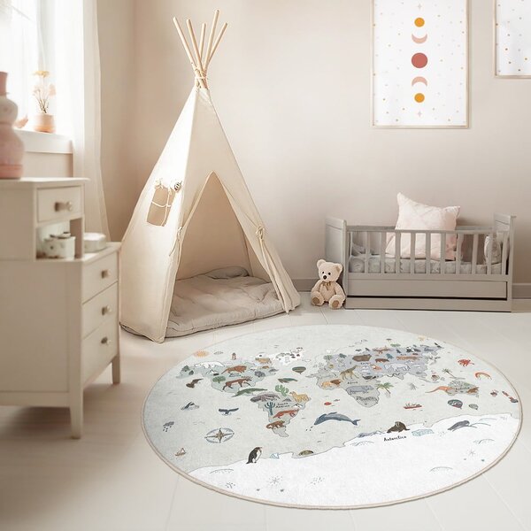 Periv dječji tepih za igru ø100 cm Big World – Mila Home