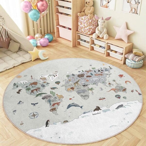 Periv dječji tepih za igru ø100 cm Big World – Mila Home