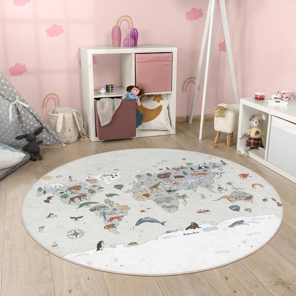 Periv dječji tepih za igru ø100 cm Big World – Mila Home